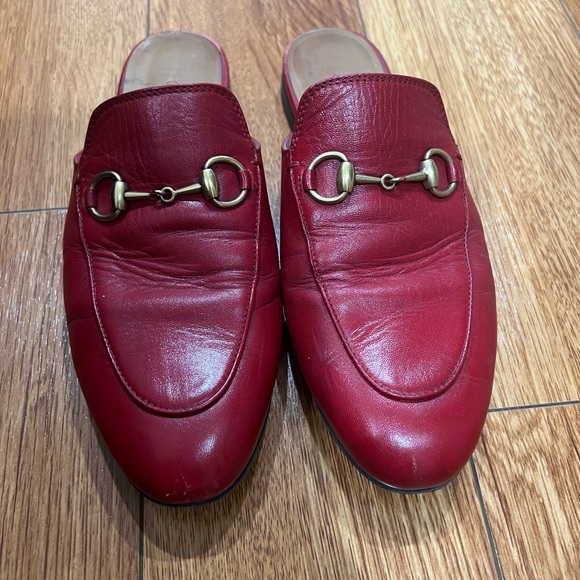 Gucci authentic red mules - Picture 2 of 5